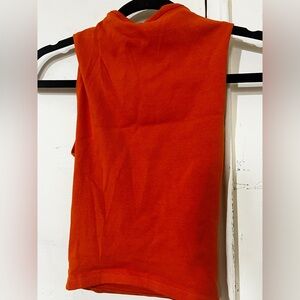 Zara Vibrant Orange Tank Top